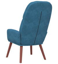 Relaxsessel Blau Samt