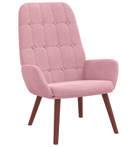 Relaxsessel Rosa Samt