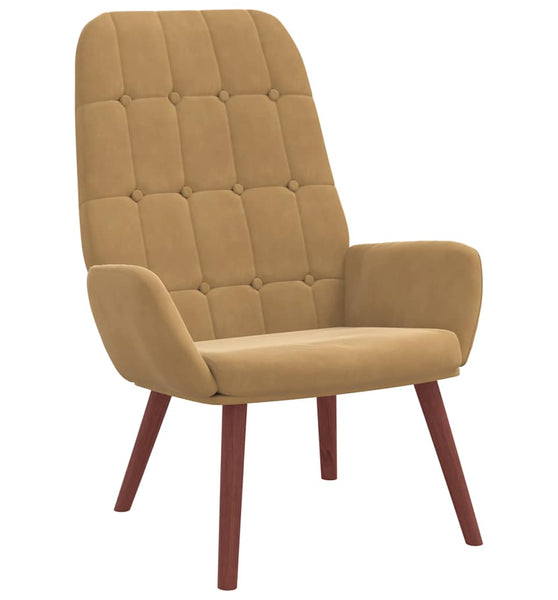 Relaxsessel Braun Samt