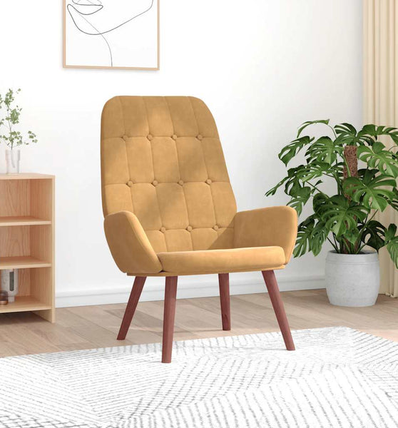 Relaxsessel Braun Samt