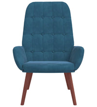 Relaxsessel Blau Samt