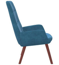 Relaxsessel Blau Samt