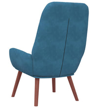 Relaxsessel Blau Samt
