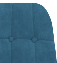 Relaxsessel Blau Samt