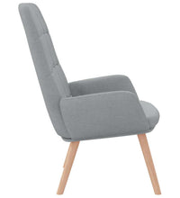 Relaxsessel Hellgrau Stoff