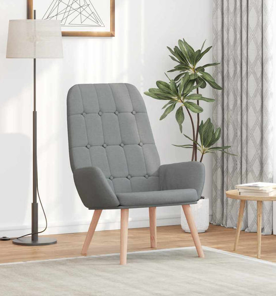 Relaxsessel Hellgrau Stoff