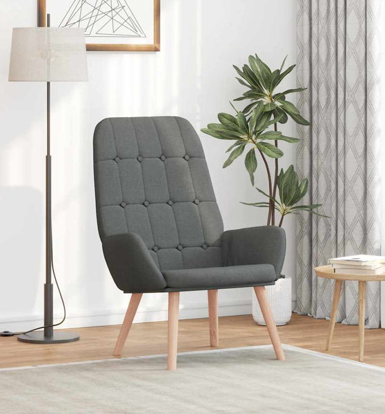 Relaxsessel Dunkelgrau Stoff