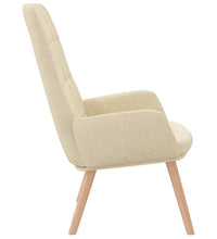 Relaxsessel Creme Stoff
