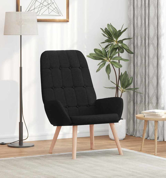 Relaxsessel Schwarz Stoff