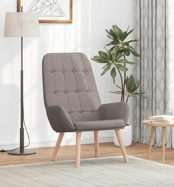 Relaxsessel Taupe Stoff