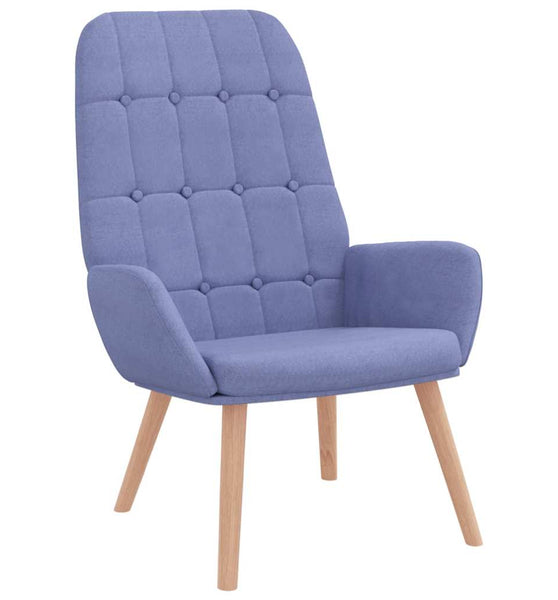 Relaxsessel Jeansblau Stoff