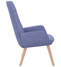 Relaxsessel Jeansblau Stoff