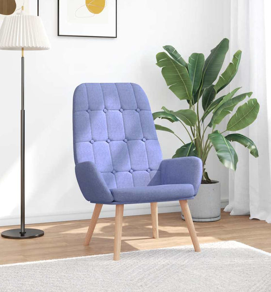 Relaxsessel Jeansblau Stoff