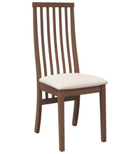 Esszimmerstühle mit Kissen 2 Stk. Braun Massivholz Gummibaum