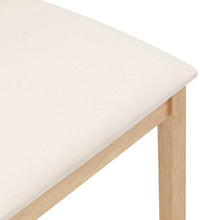 Esszimmerstühle mit Kissen 2 Stk. Massivholz Gummibaum