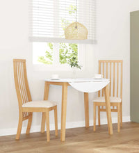 Esszimmerstühle mit Kissen 2 Stk. Massivholz Gummibaum