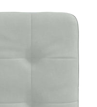 Esszimmerstühle 4 Stk. Hellgrau Samt