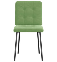 Esszimmerstühle 4 Stk. Hellgrün Samt