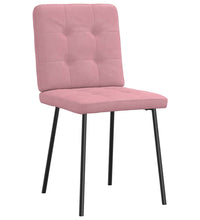 Esszimmerstühle 4 Stk. Rosa Samt