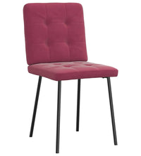 Esszimmerstühle 4 Stk. Weinrot Samt