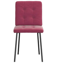 Esszimmerstühle 4 Stk. Weinrot Samt