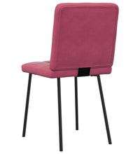 Esszimmerstühle 4 Stk. Weinrot Samt