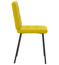 Esszimmerstühle 4 Stk. Gelb Samt