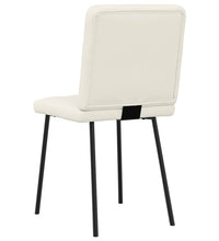 Esszimmerstühle 4 Stk. Creme Samt