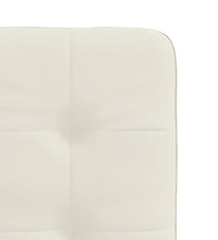 Esszimmerstühle 4 Stk. Creme Samt