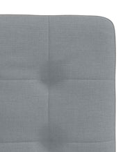 Esszimmerstühle 4 Stk. Hellgrau Stoff