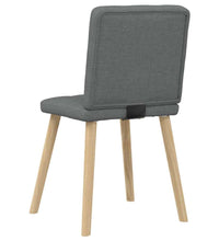 Esszimmerstühle 4 Stk. Dunkelgrau Stoff