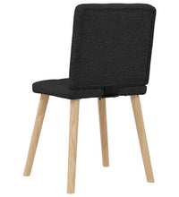 Esszimmerstühle 4 Stk. Schwarz Stoff