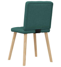 Esszimmerstühle 4 Stk. Dunkelgrün Stoff