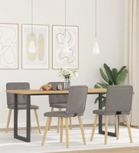 Esszimmerstühle 4 Stk. Taupe Stoff