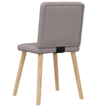 Esszimmerstühle 4 Stk. Taupe Stoff