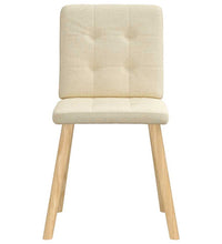 Esszimmerstühle 4 Stk. Creme Stoff