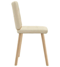 Esszimmerstühle 4 Stk. Creme Stoff