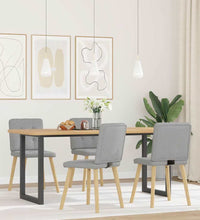 Esszimmerstühle 4 Stk. Wolkengrau Stoff