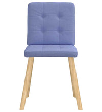 Esszimmerstühle 4 Stk. Jeansblau Stoff