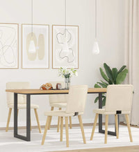 Esszimmerstühle 4 Stk. Leinen