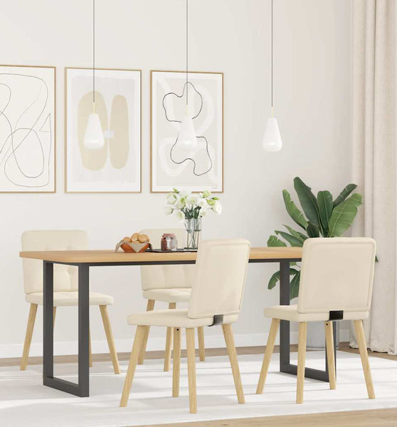 Esszimmerstühle 4 Stk. Leinen