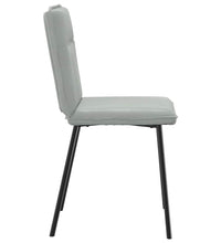 Esszimmerstühle 4 Stk. Hellgrau Samt