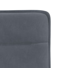 Esszimmerstühle 4 Stk. Dunkelgrau Samt