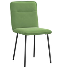 Esszimmerstühle 4 Stk. Hellgrün Samt