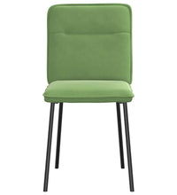 Esszimmerstühle 4 Stk. Hellgrün Samt