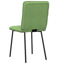 Esszimmerstühle 4 Stk. Hellgrün Samt