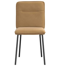 Esszimmerstühle 4 Stk. Braun Samt