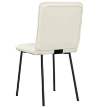 Esszimmerstühle 4 Stk. Creme Samt