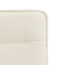 Esszimmerstühle 4 Stk. Creme Samt