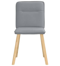 Esszimmerstühle 4 Stk. Hellgrau Stoff